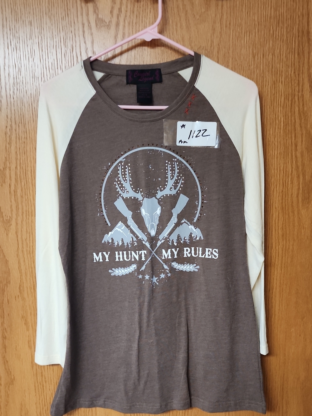 Cowgirl legend My Hunt My Rules shirt womens M nwot number 1122